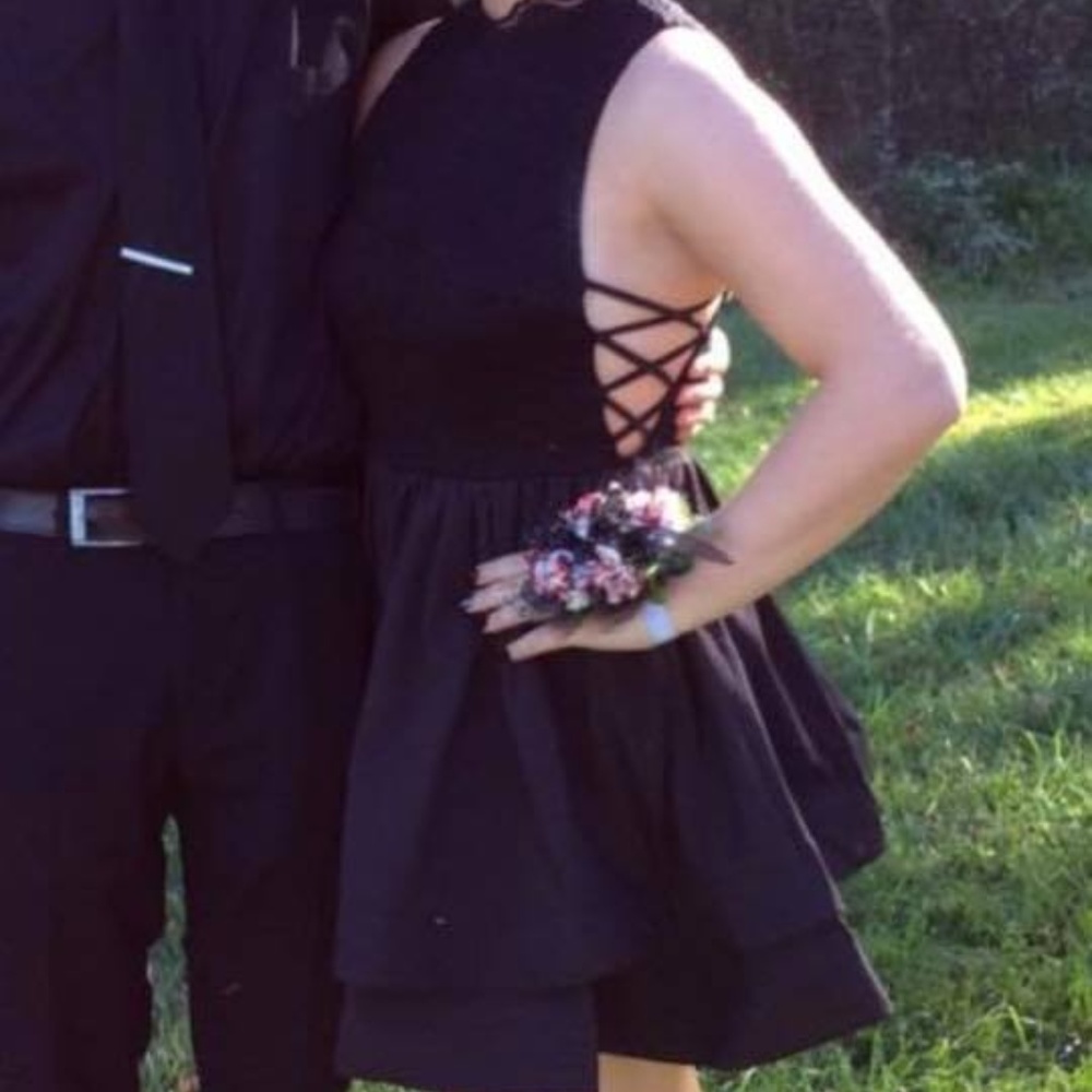 Black Short Homecoming/Formal Dress